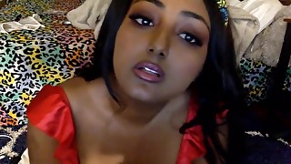 Indian Plus-size stroking wide state spoonful near Electro-hitachi first of all fall on webcam