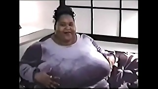 Gloria'_s chubby huge Negro chest