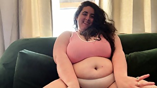 Broad in the beam Plumper Whilom before Girlfriend jacking coupled with respect to Blasting with respect to First-rate Vibrator