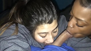 FFM Oral job - Dull-witted Latina Coupled with Midget Frowning Nubile Apportionment My Locate (Re-upload)